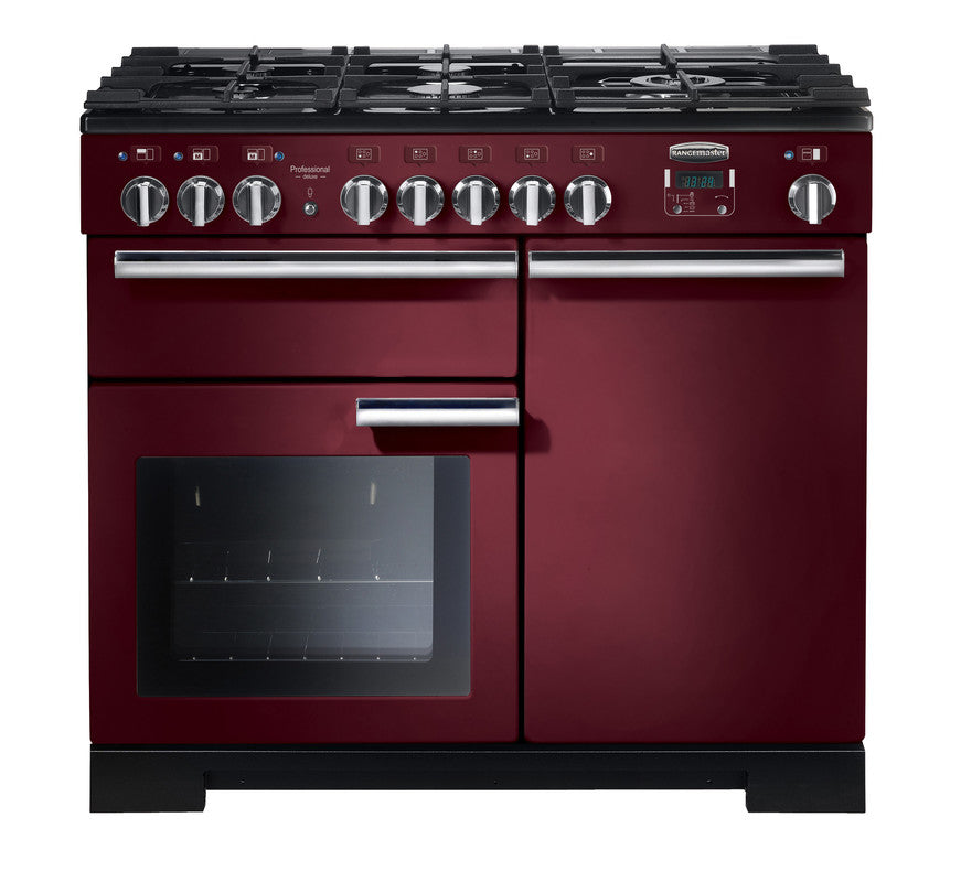 Rangemaster Professional Deluxe PDL Cranberry Chrome