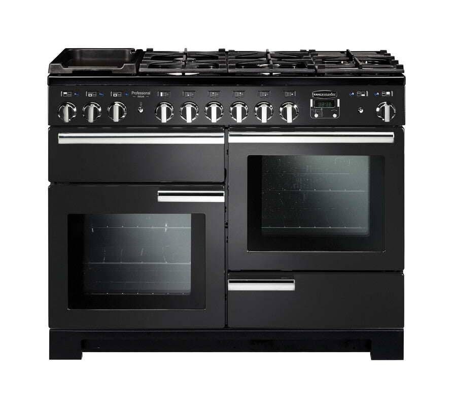 Rangemaster Professional Deluxe PDL Charcoal Black Chrome