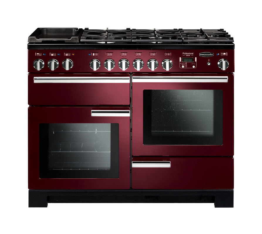 Rangemaster Professional Deluxe PDL Cranberry Chrome