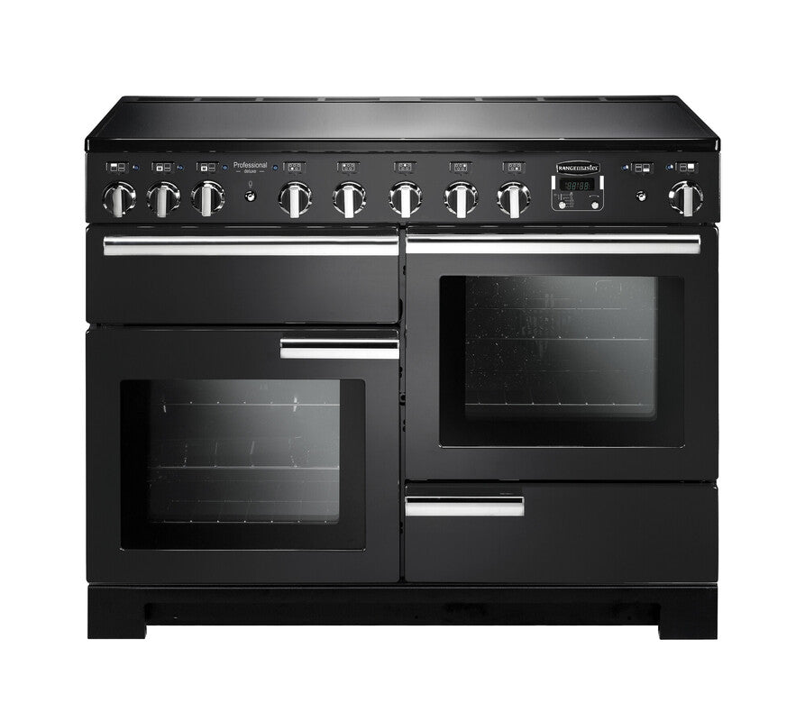 Rangemaster Professional Deluxe PDL Charcoal Black Chrome