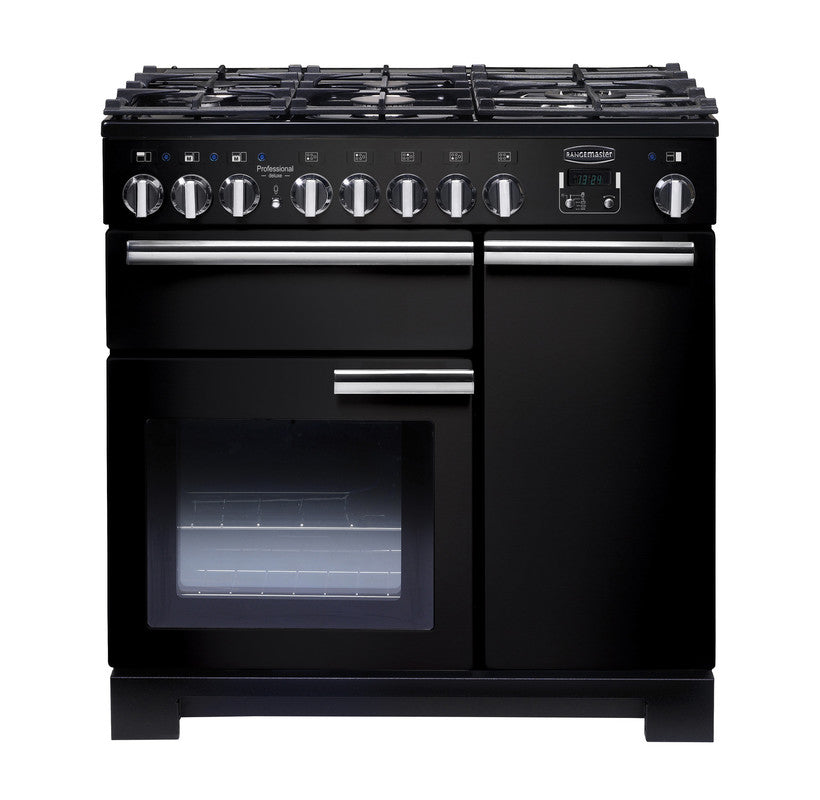 Rangemaster Professional Deluxe PDL Gloss Black Chrome