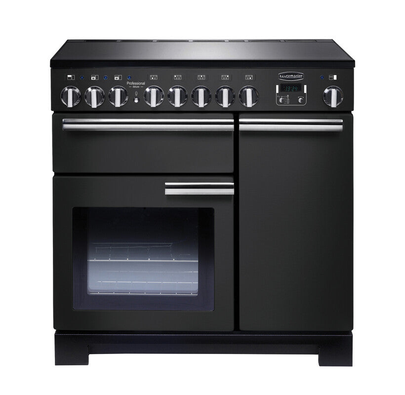 Rangemaster Professional Deluxe PDL Charcoal Black Chrome
