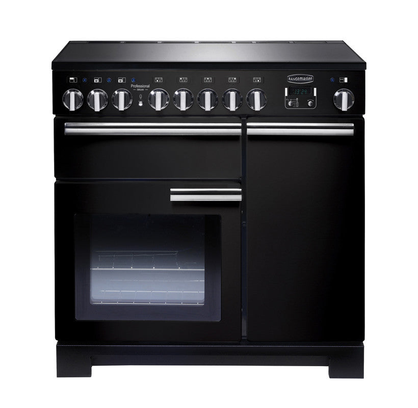 Rangemaster Professional Deluxe PDL Gloss Black Chrome