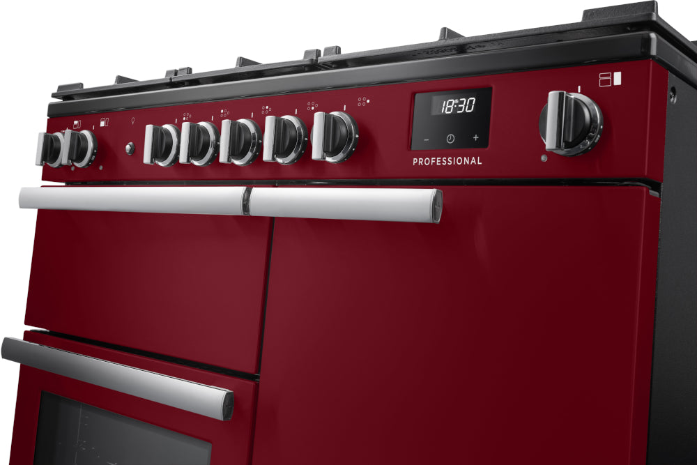 Rangemaster Professional Bordeaux Chrome
