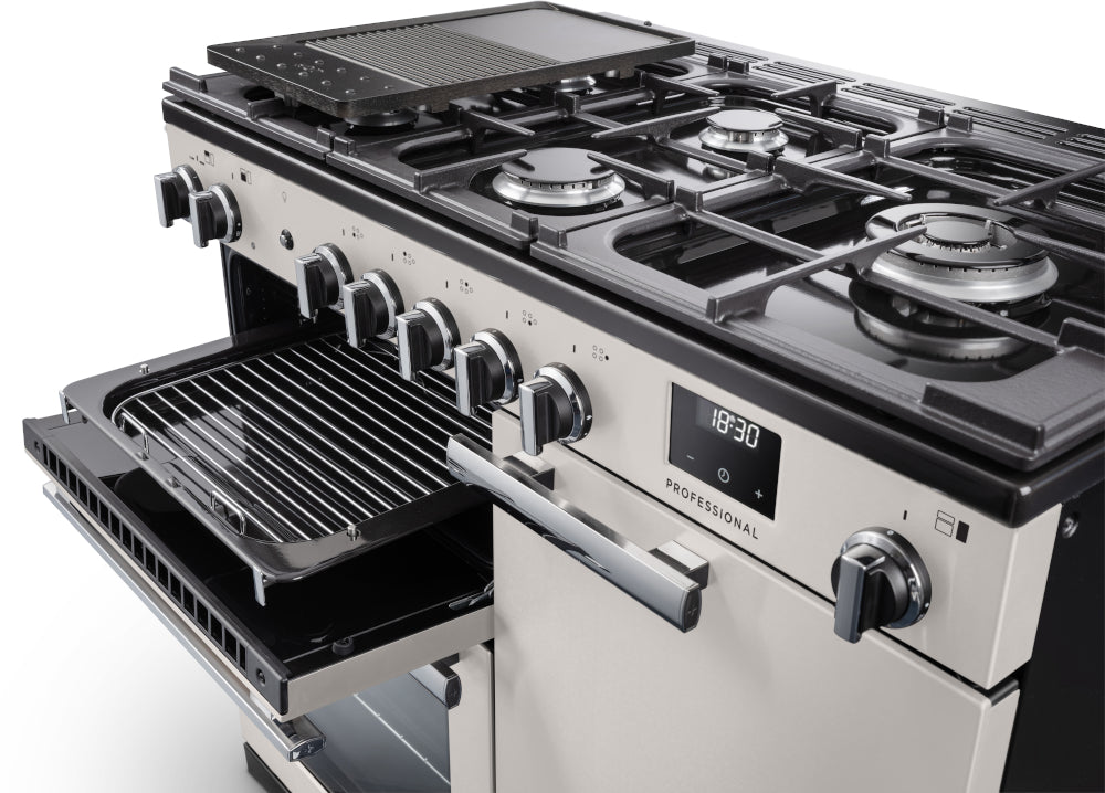 Rangemaster Professional Ivory Chrome