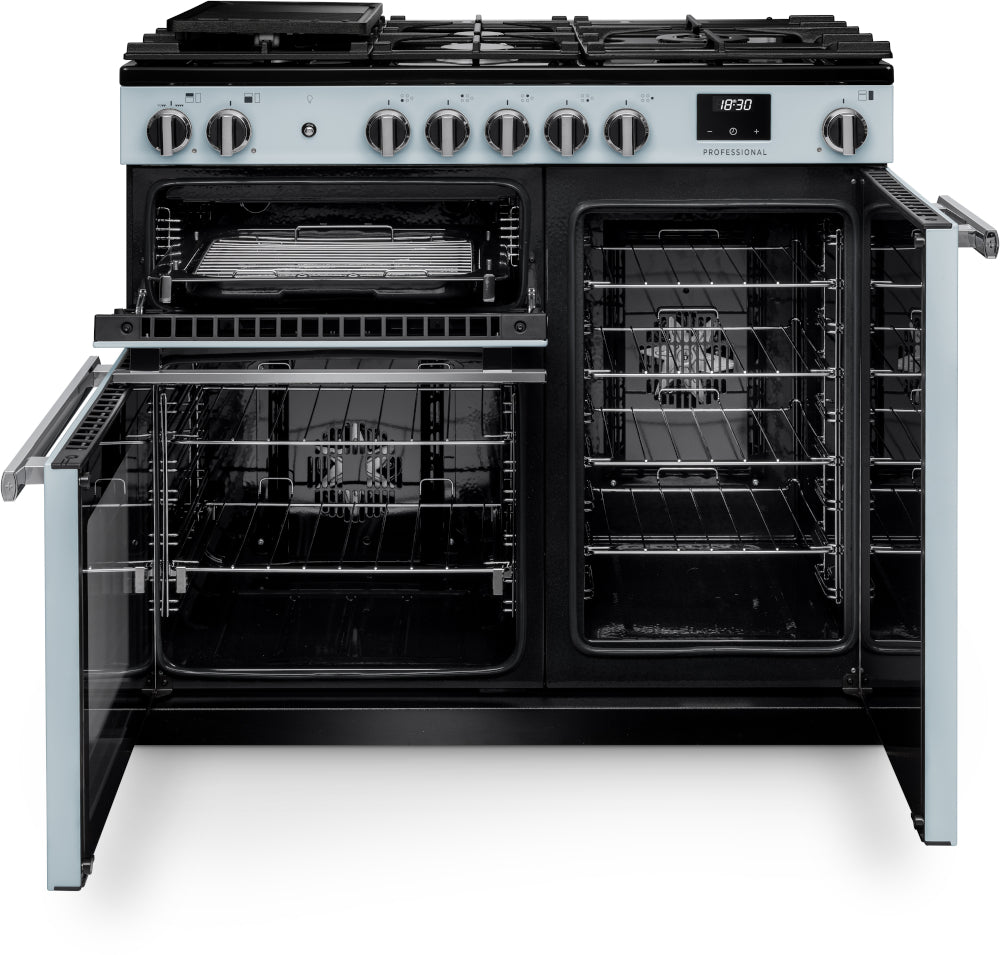 Rangemaster Professional Misty Blue Chrome