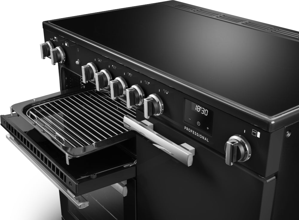 Rangemaster Professional Charcoal Black Chrome