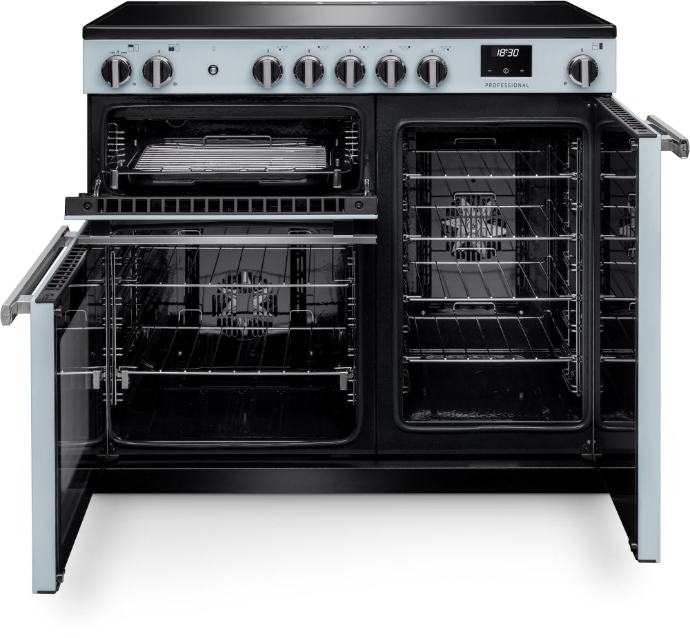 Rangemaster Professional Misty Blue Chrome
