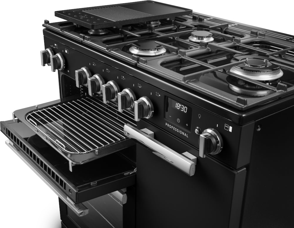 Rangemaster Professional Charcoal Black Chrome