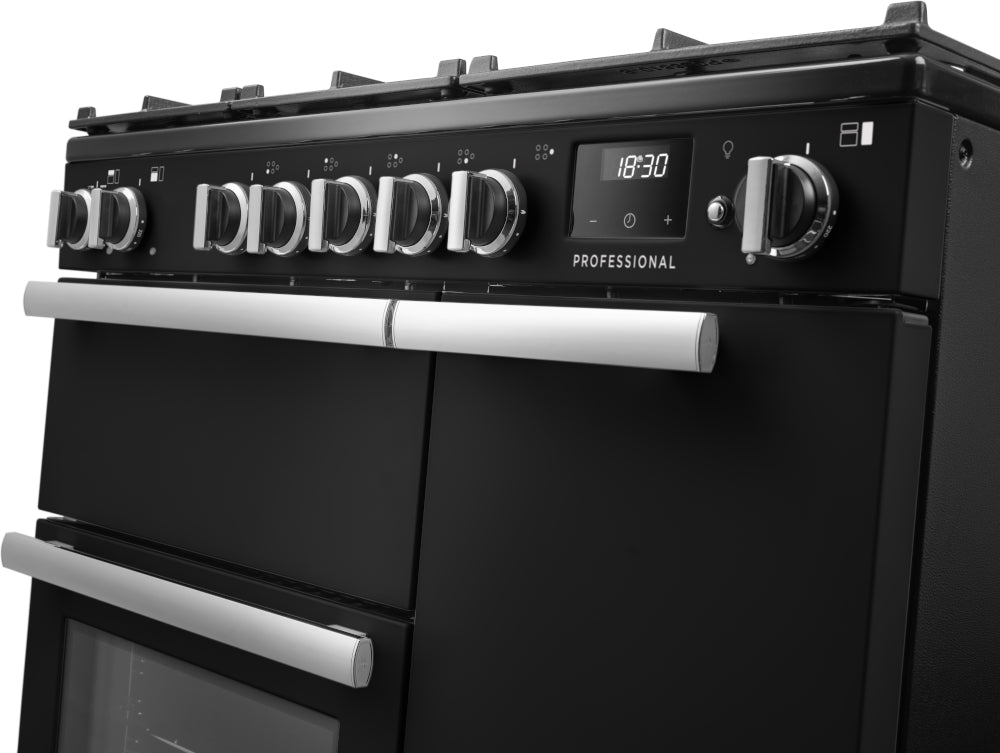 Rangemaster Professional Charcoal Black Chrome