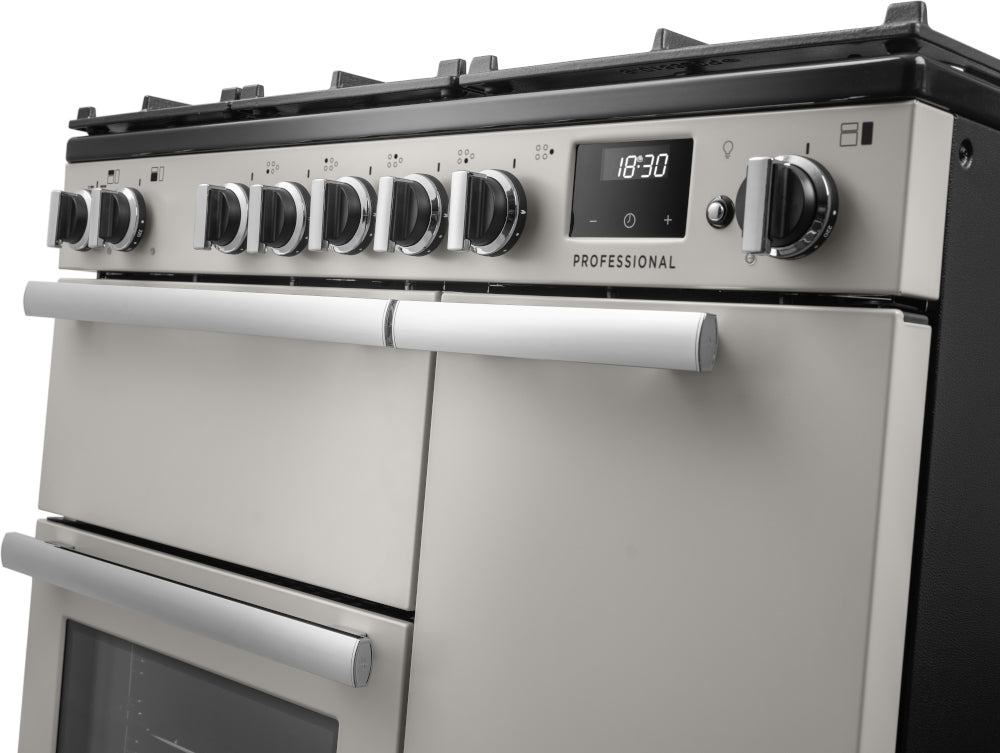 Rangemaster Professional Ivory Chrome