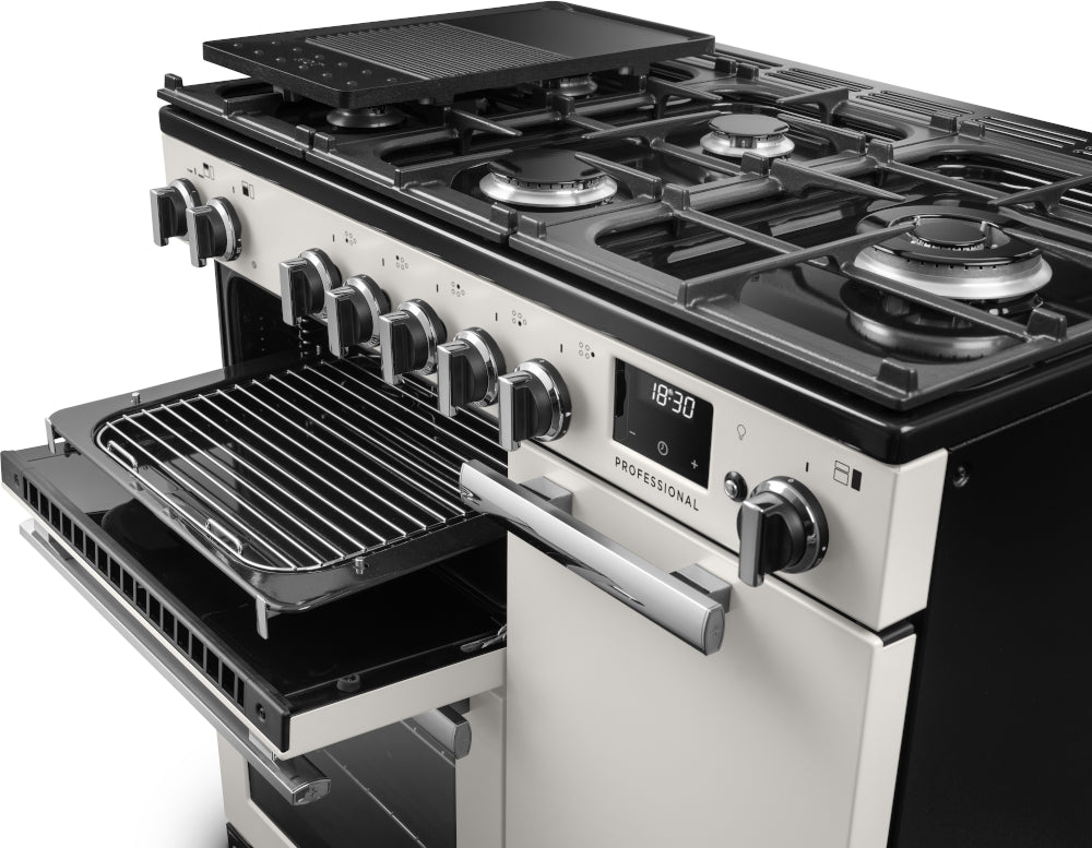 Rangemaster Professional Ivory Chrome