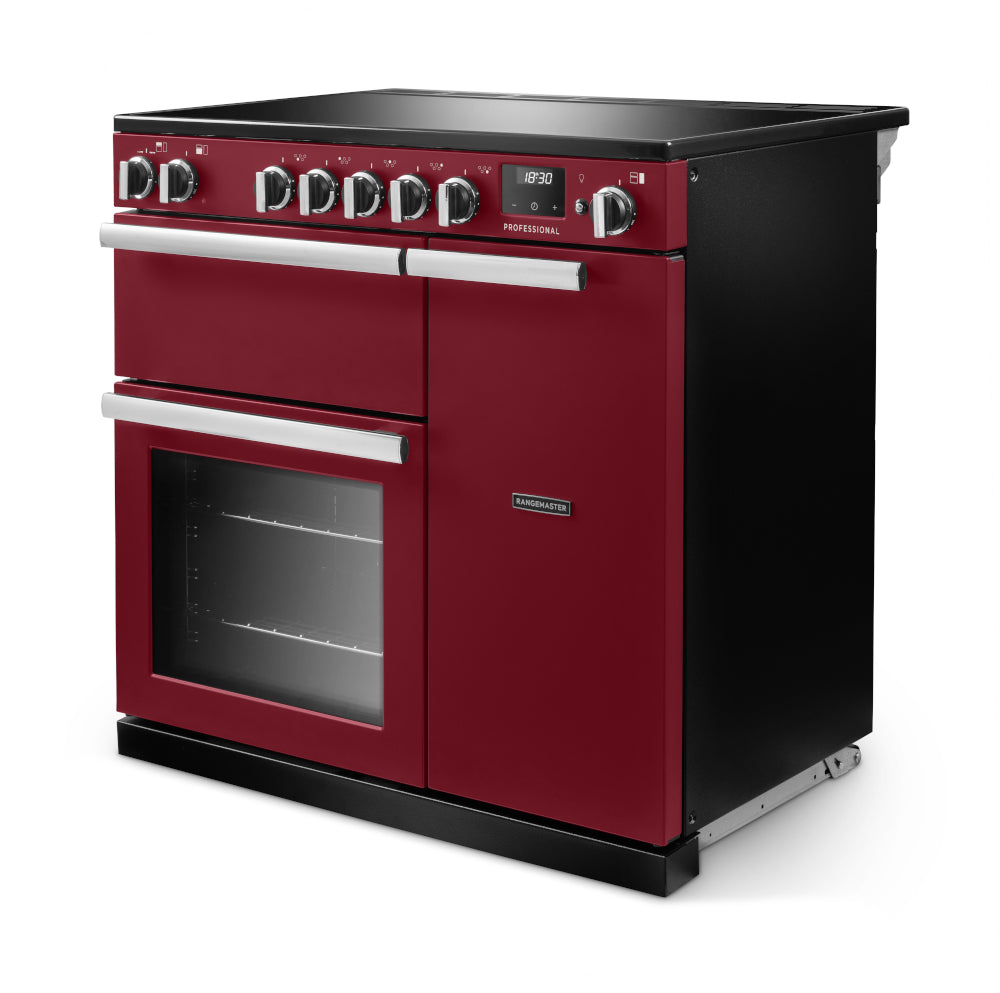 Rangemaster Professional Bordeaux Chrome