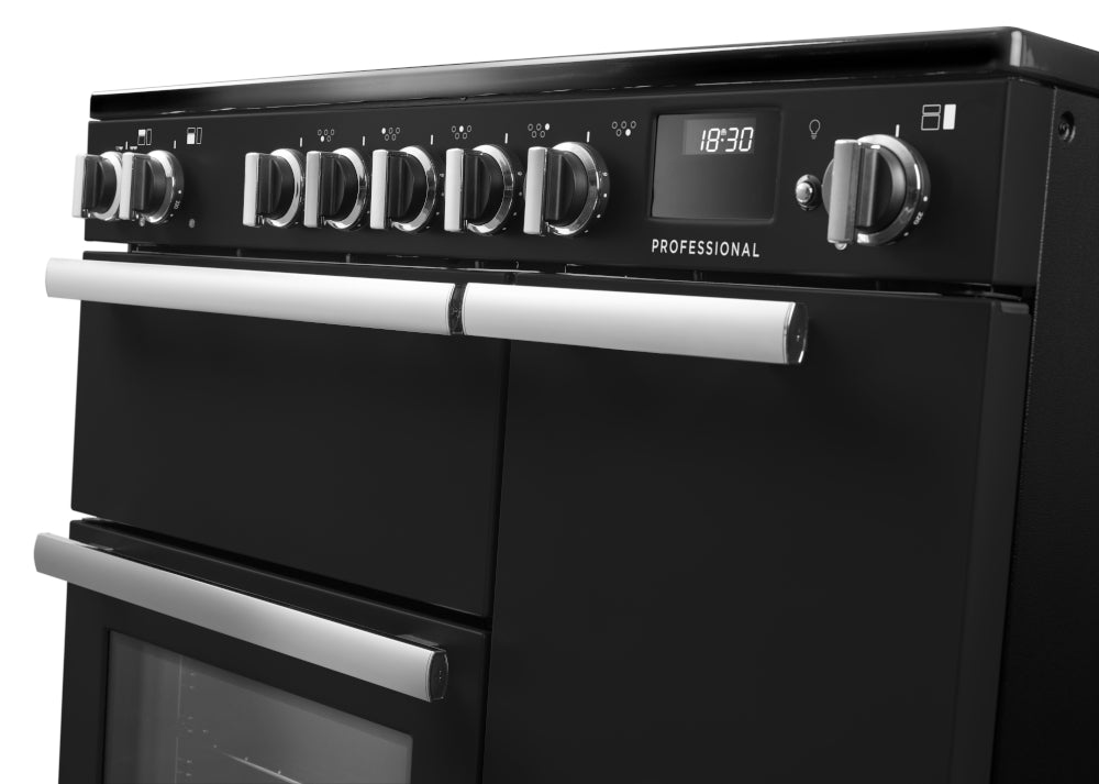 Rangemaster Professional Charcoal Black Chrome