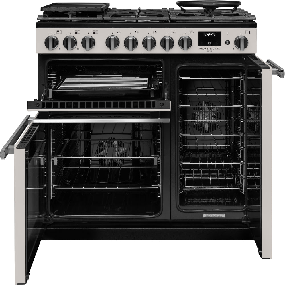Rangemaster Professional Deluxe Ivory Chrome