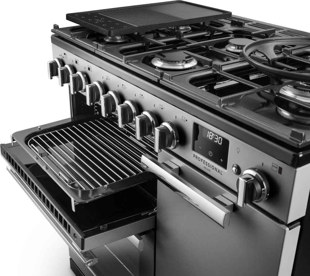 Rangemaster Professional Deluxe Stainless Steel Chrome