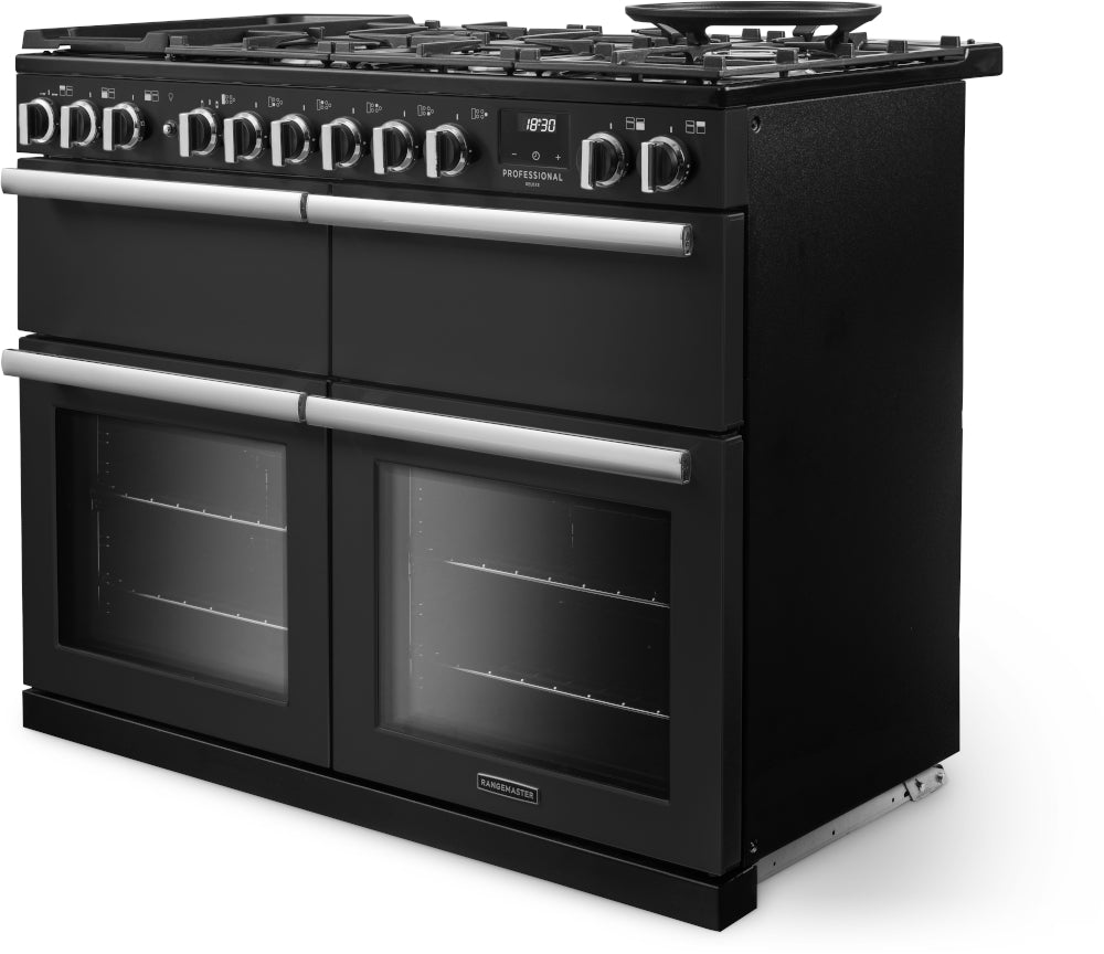 Rangemaster Professional Deluxe Charcoal Black Chrome