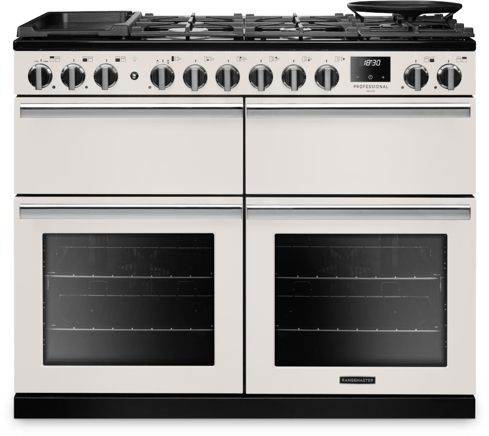 Rangemaster Professional Deluxe Ivory Chrome