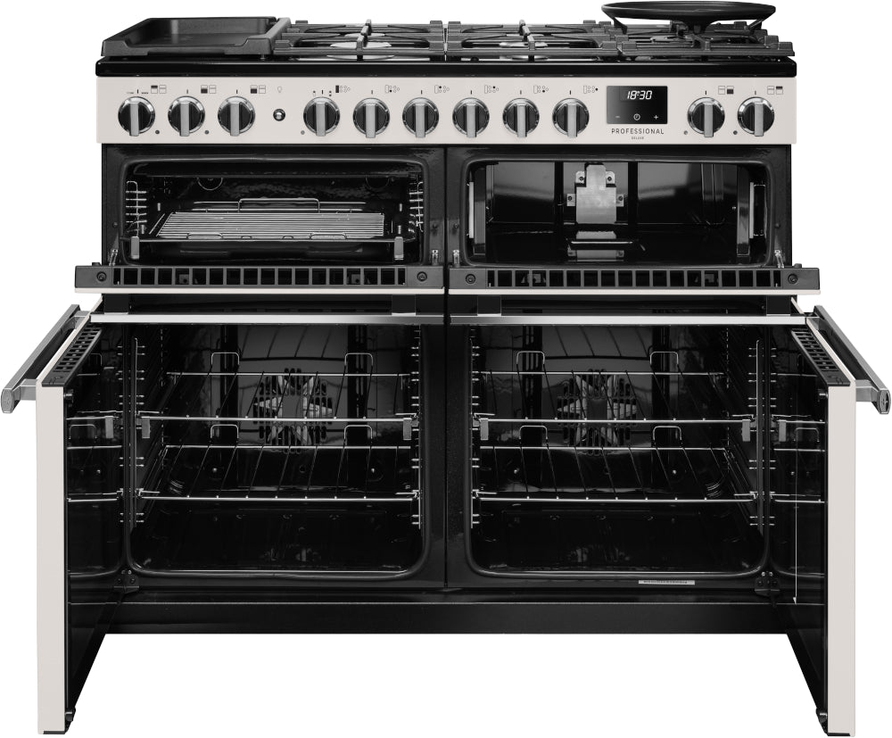 Rangemaster Professional Deluxe Ivory Chrome