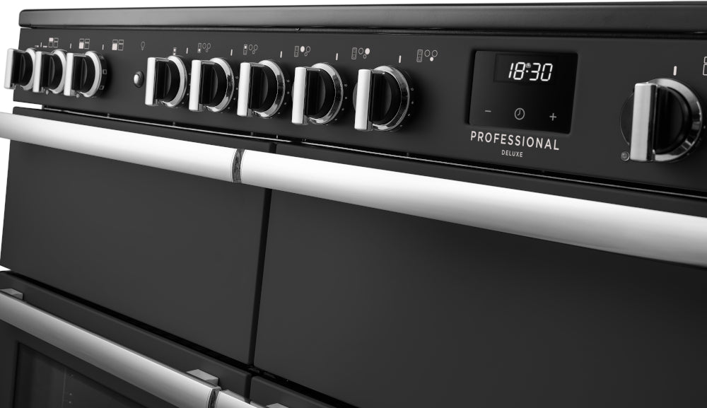 Rangemaster Professional Deluxe Charcoal Black Chrome