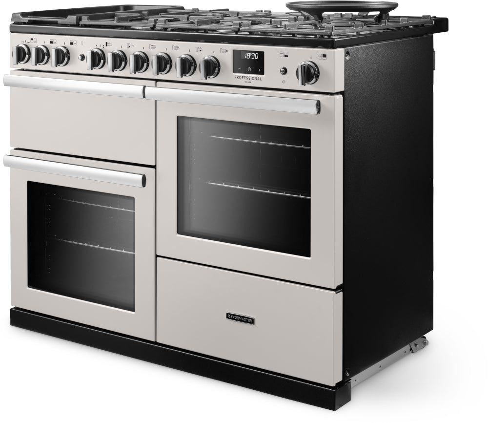 Rangemaster Professional Deluxe Ivory Chrome