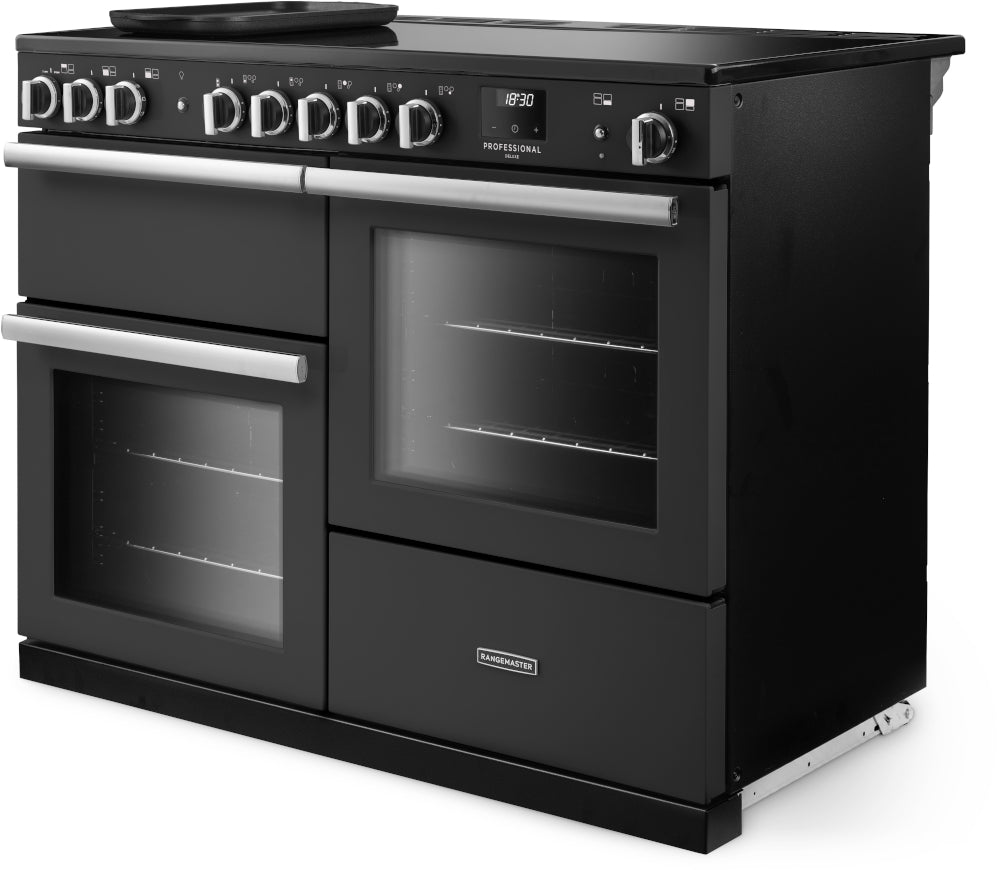 Rangemaster Professional Deluxe Charcoal Black Chrome