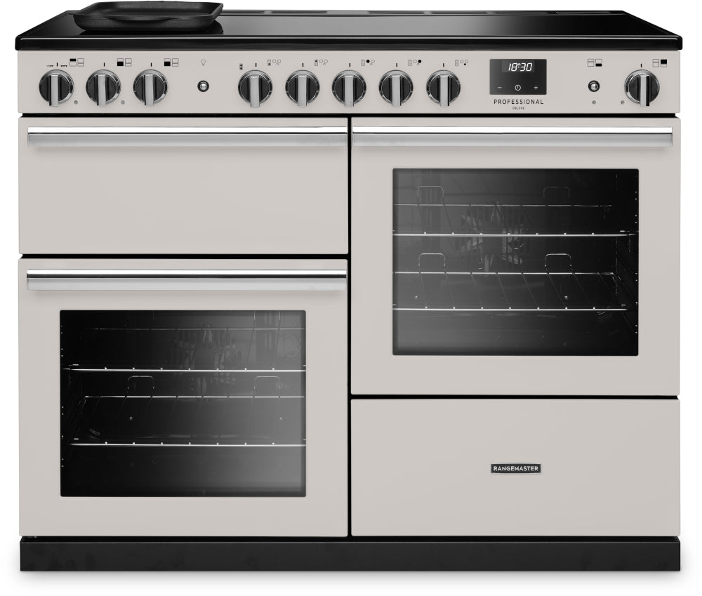 Rangemaster Professional Deluxe Ivory Chrome