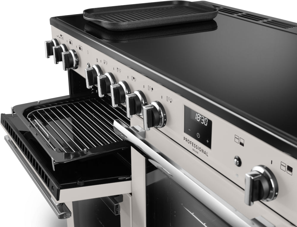 Rangemaster Professional Deluxe Ivory Chrome