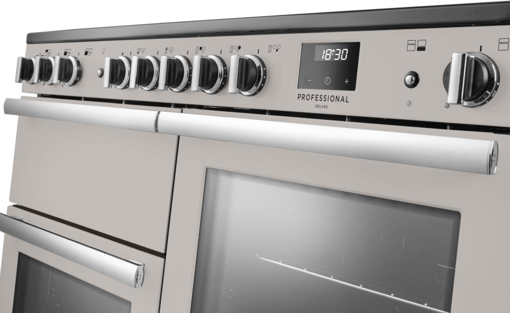 Rangemaster Professional Deluxe Ivory Chrome