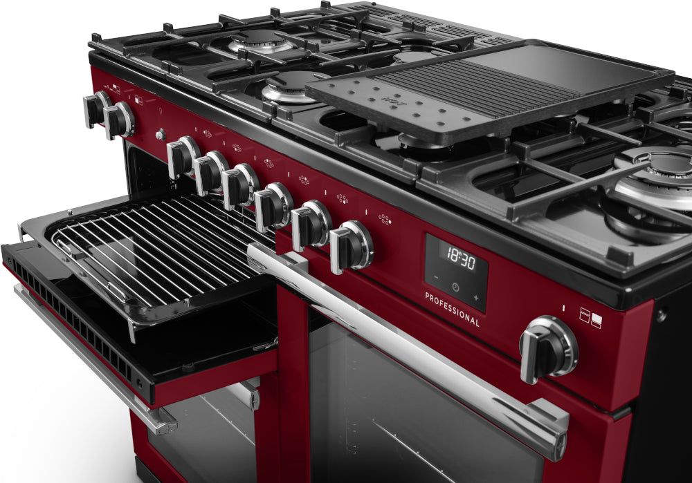 Rangemaster Professional Bordeaux Chrome