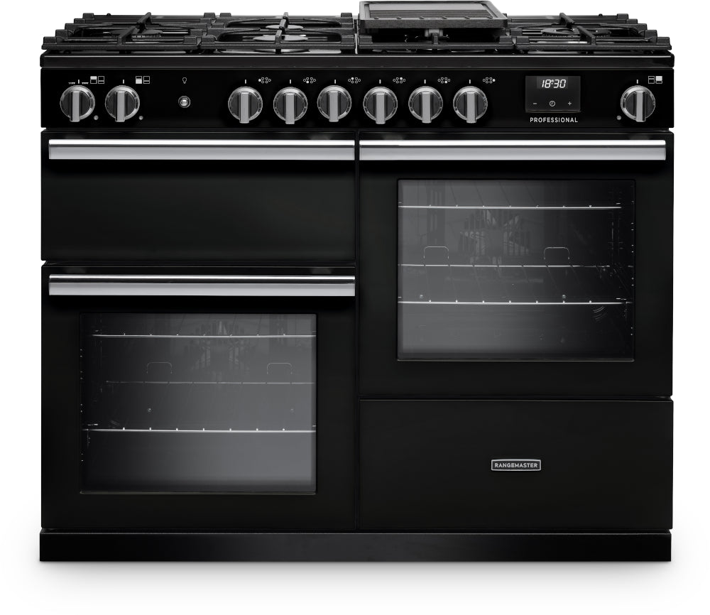 Rangemaster Professional Charcoal Black Chrome