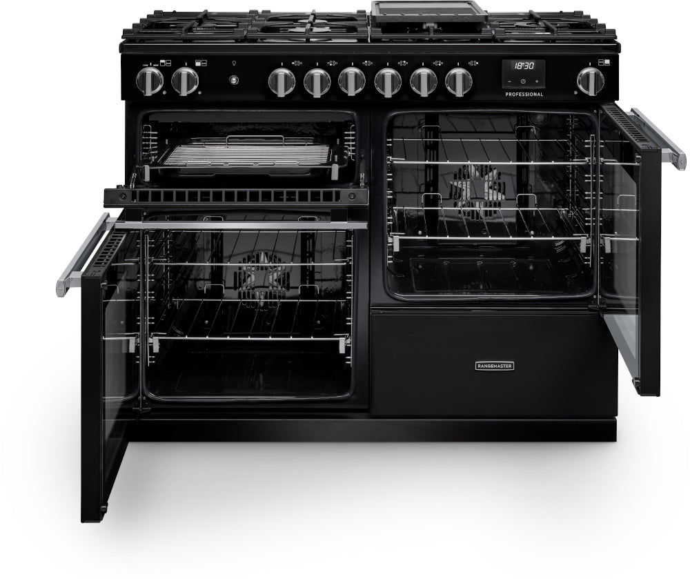 Rangemaster Professional Charcoal Black Chrome