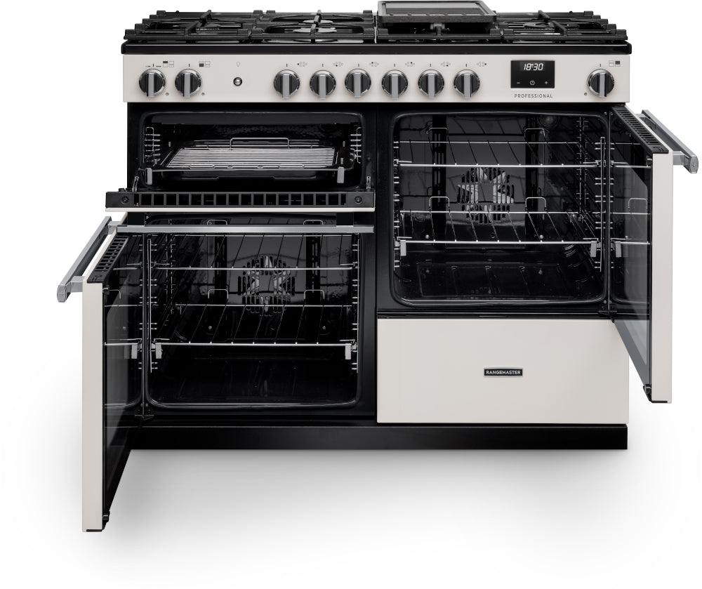 Rangemaster Professional Ivory Chrome