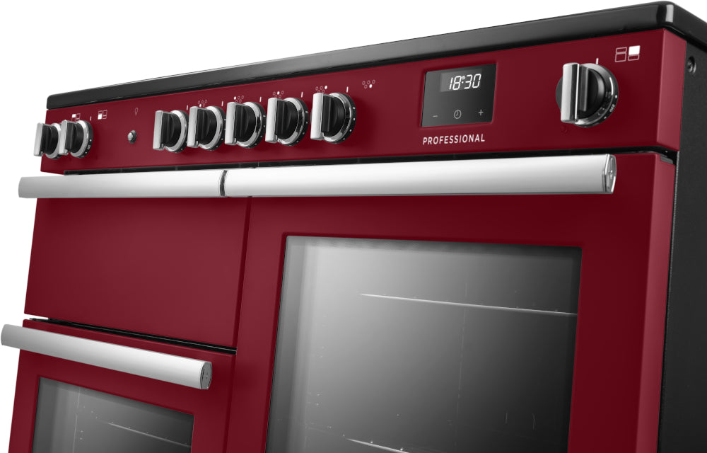 Rangemaster Professional Bordeaux Chrome