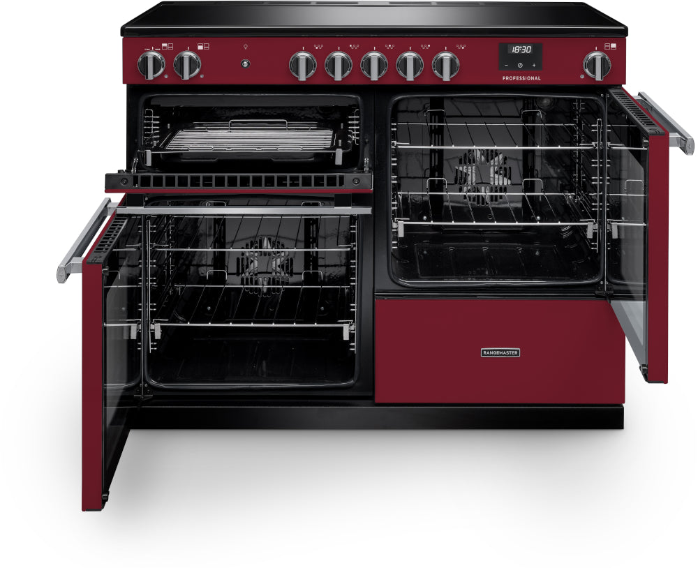 Rangemaster Professional Bordeaux Chrome