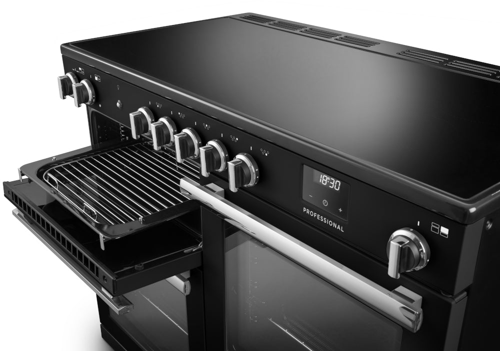 Rangemaster Professional Charcoal Black Chrome
