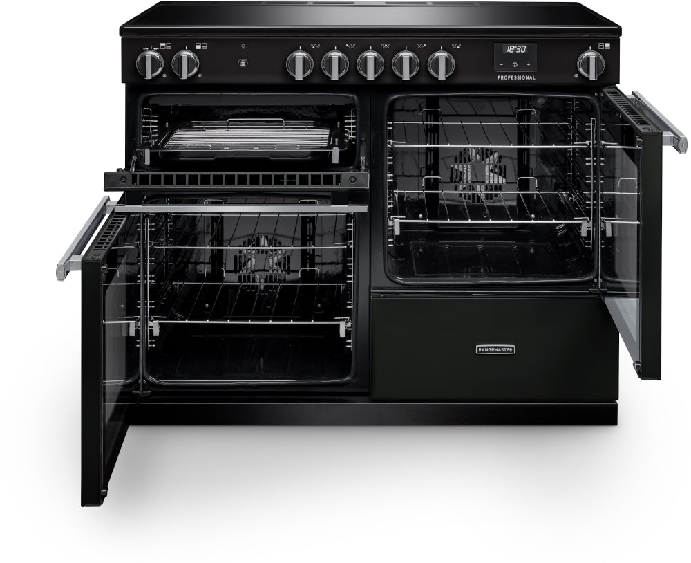 Rangemaster Professional Charcoal Black Chrome