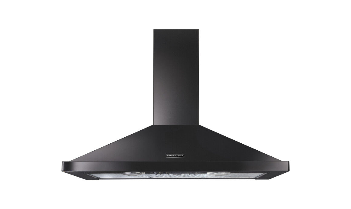 Rangemaster RHDC90SL/C 134660 90CM RM CHIMNEY HOOD SLATE/ CHROME BADGE