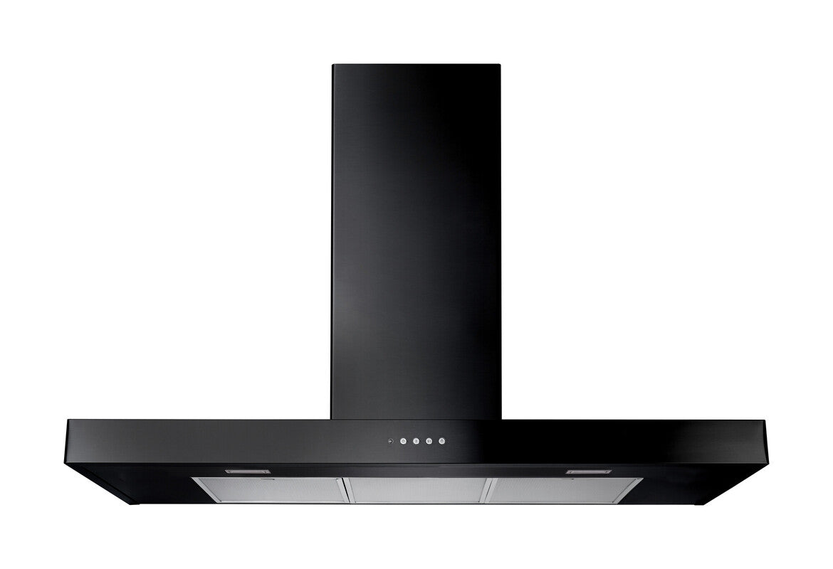 Rangemaster UHDF100BL/ 134680 100CM FLAT HOOD BLACK & NO BADGE