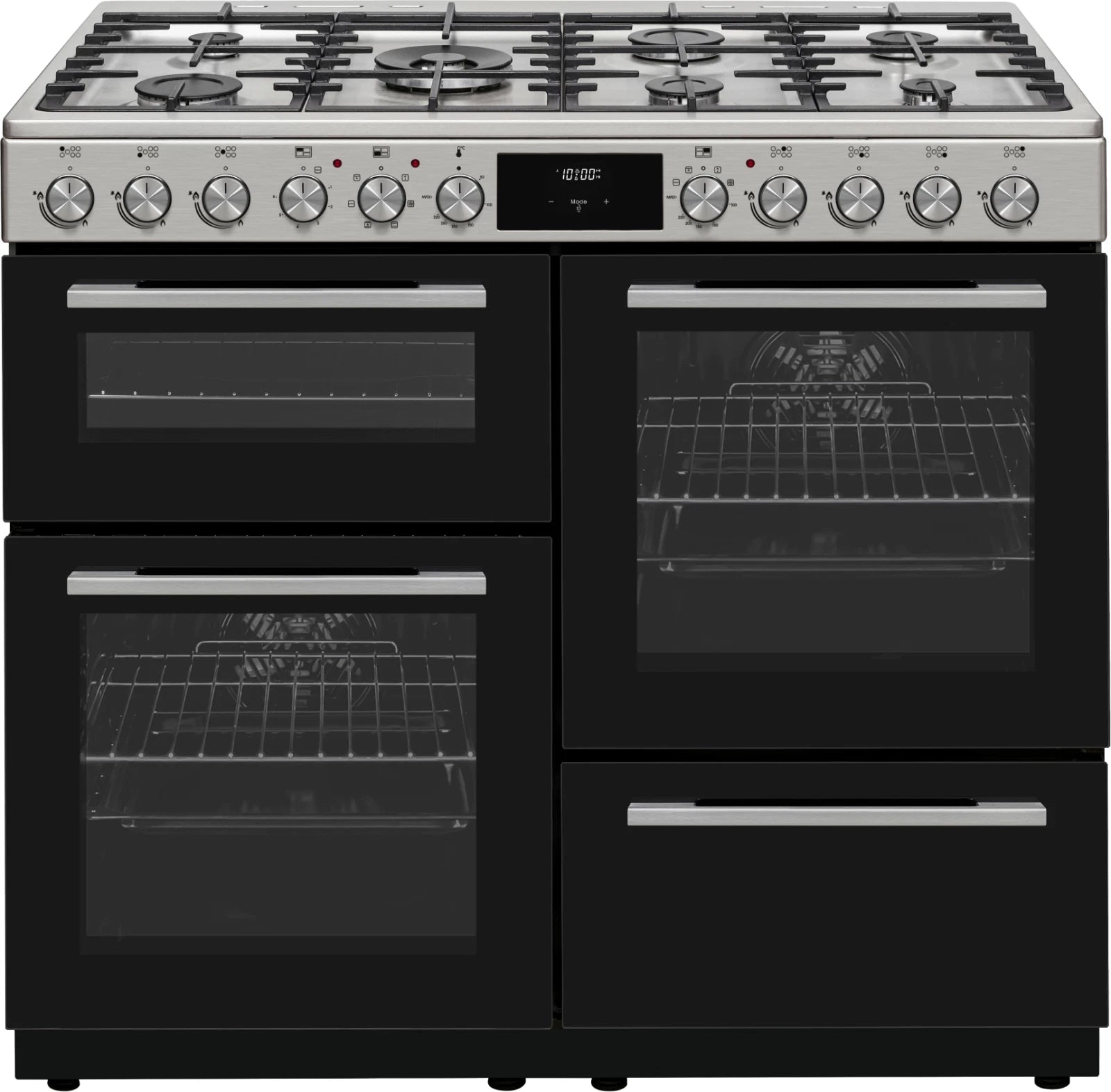 NordMende F/S 100cm 4 x Cavity Range Cooker Stainless Steel-1