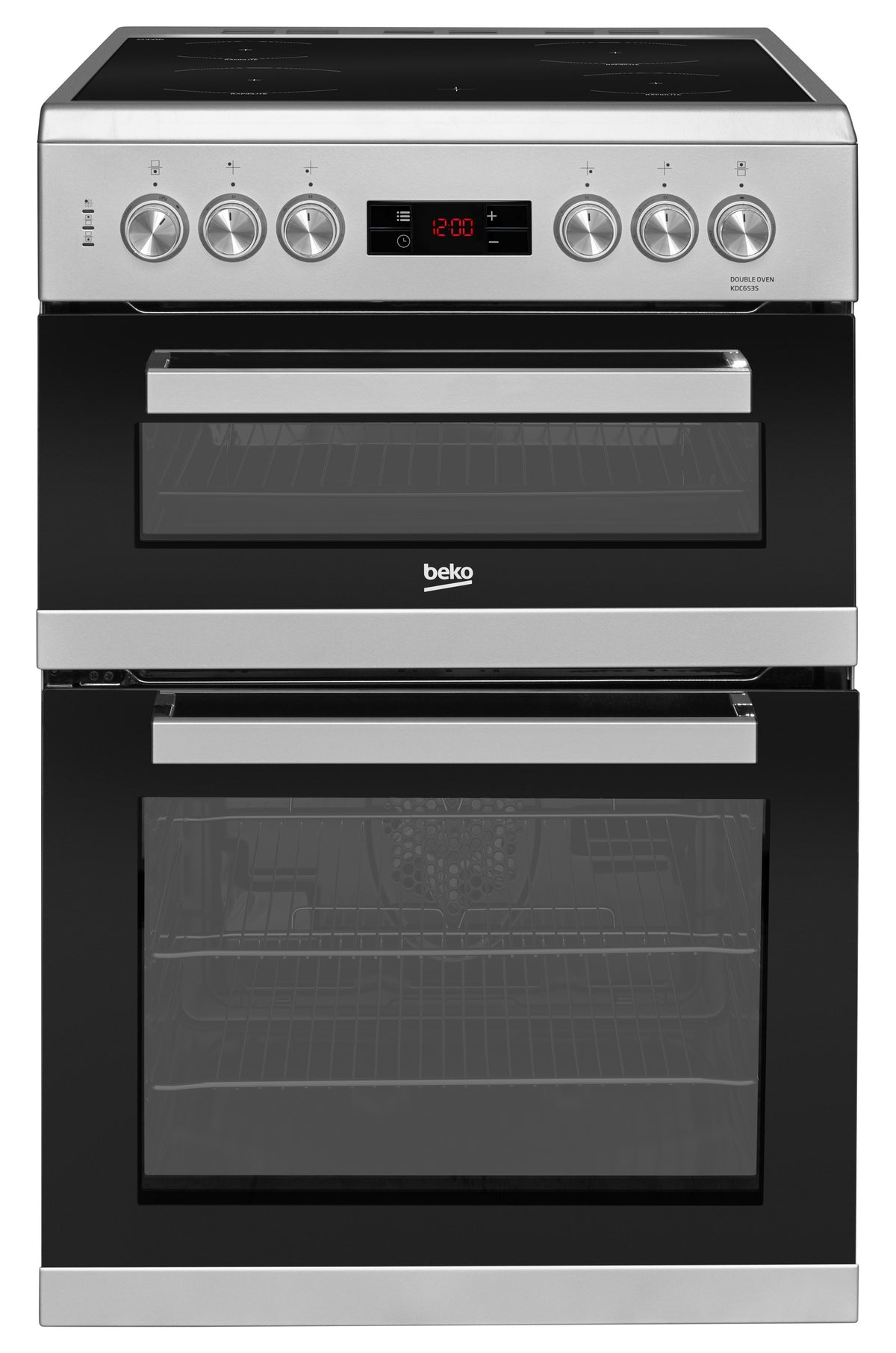 Beko 60cm Double Oven Electric Cooker
