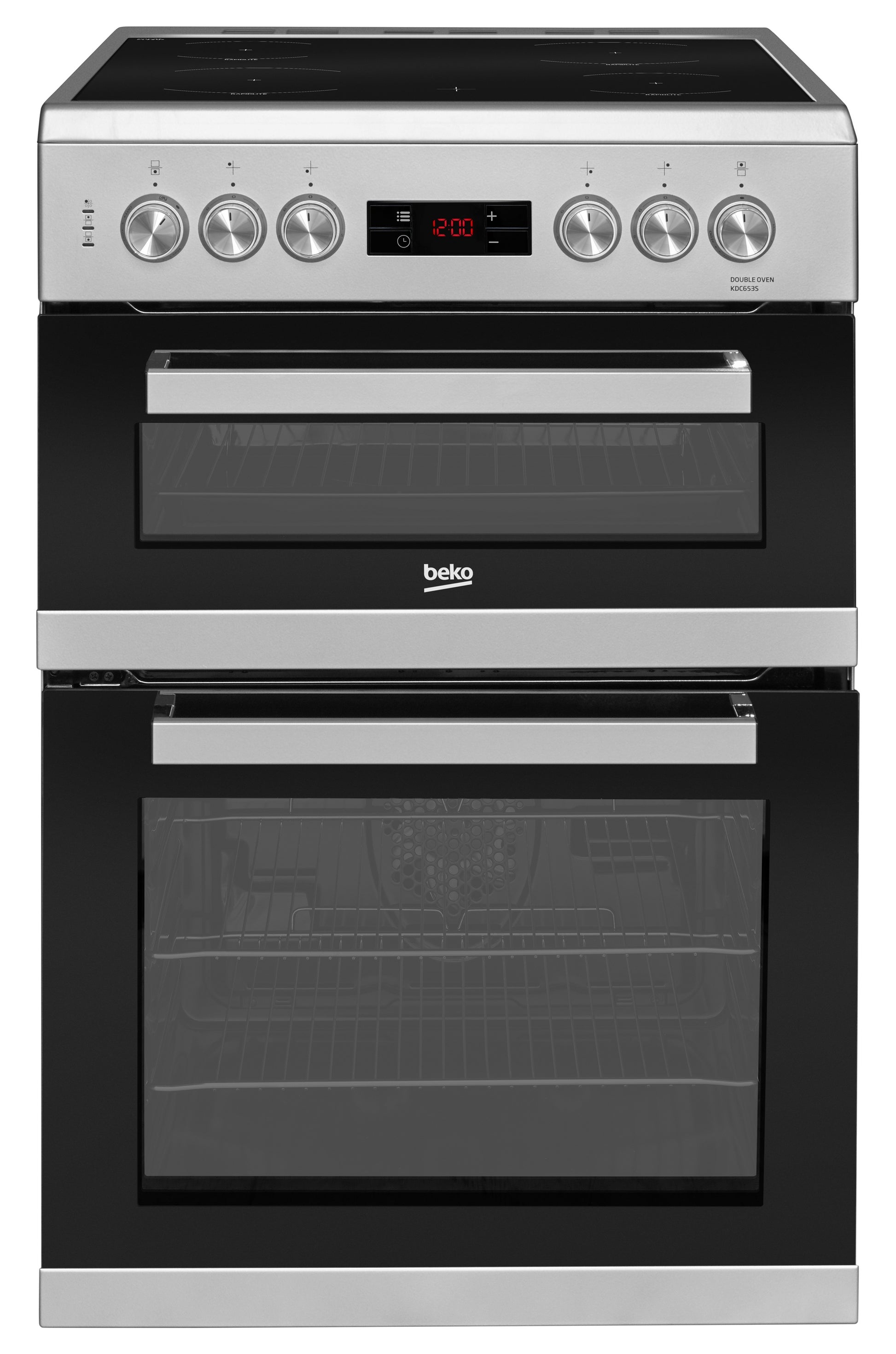 Beko 60cm Double Oven Electric Cooker-1