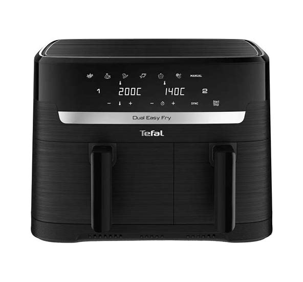 Tefal DUAL Fryer Black EY901N40