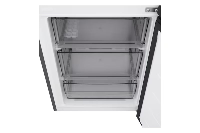 LG Fit & Max Fridge Freezer GBBSJ10EEP, Black-11