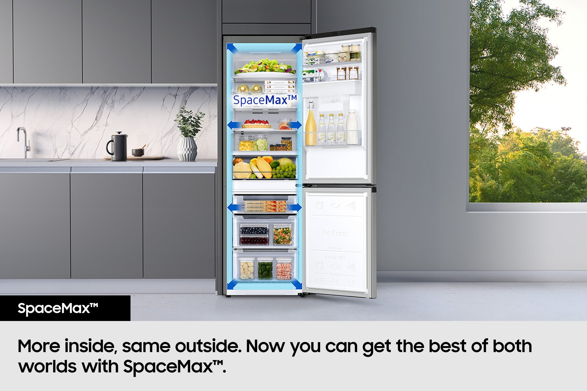 Samsung Integrated Fridge Freezer Series 7 SpaceMax™ 264L-3