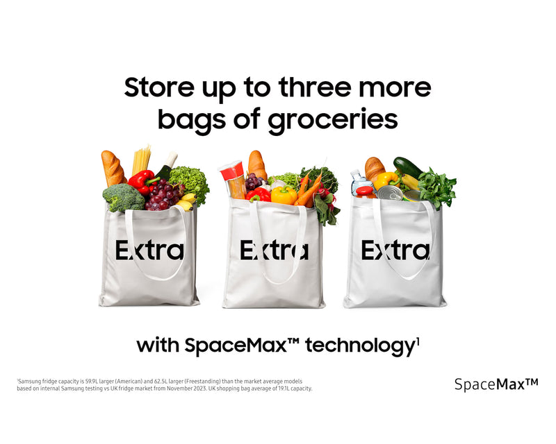 Samsung Series 6 SpaceMax™ RS70F64KEFEU Wifi Connected Total No Frost American Fridge Freezer - Black - E Rated-5