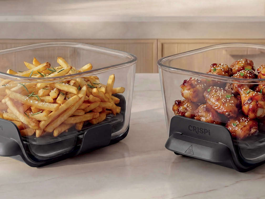 Ninja CRISPi DualZone air fryer and PFAS-free glass containers