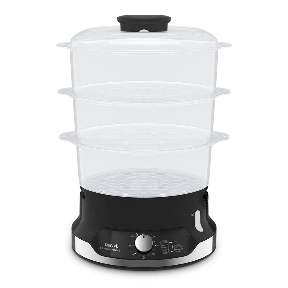 Tefal UltraCompact VC204865 Food Steamer - Black