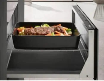 Miele ESW7020OBBL 29cm High Handleless Gourmet Warming Drawer - Obsidian Black-3